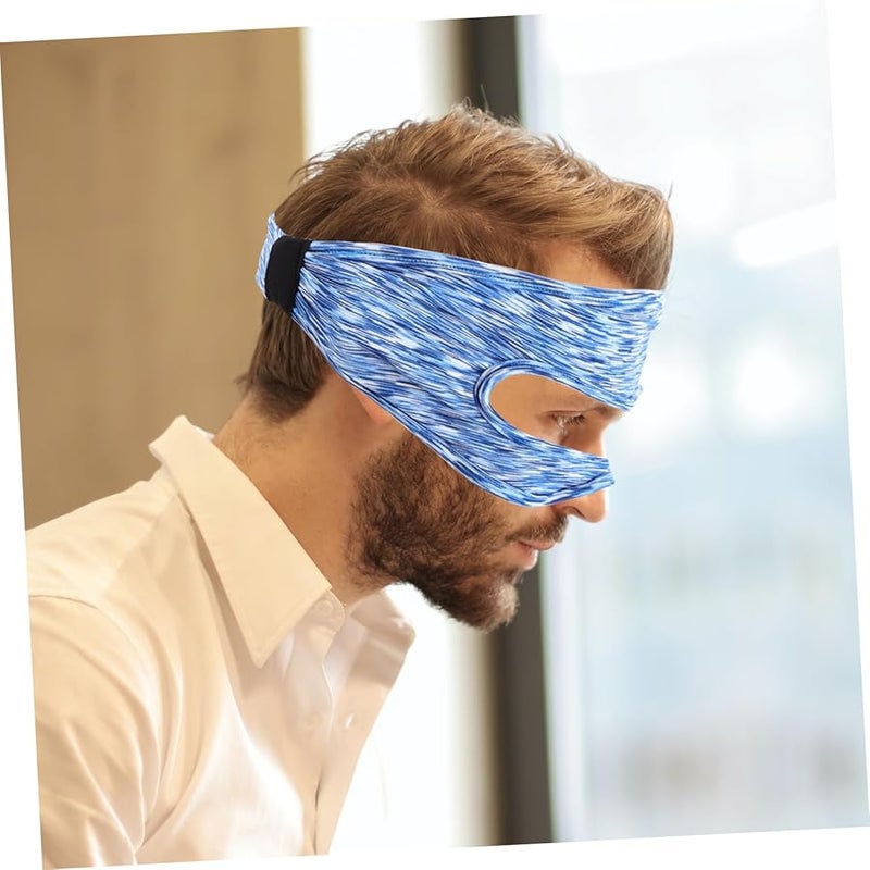 وسادة وجه قابلة للتنفس وقابلة للغسيل لسماعة الواقع الافتراضي مقاومة للعرق وسريعة الجفاف غطاء قناع العين - Image 5