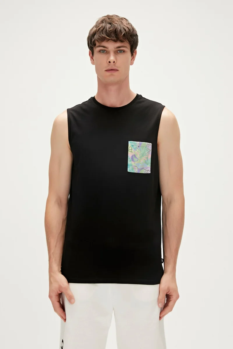 Bad Bear MONSTERA TANK-TOP ORANGE Men's Undershirt 23.01.23.004-C01