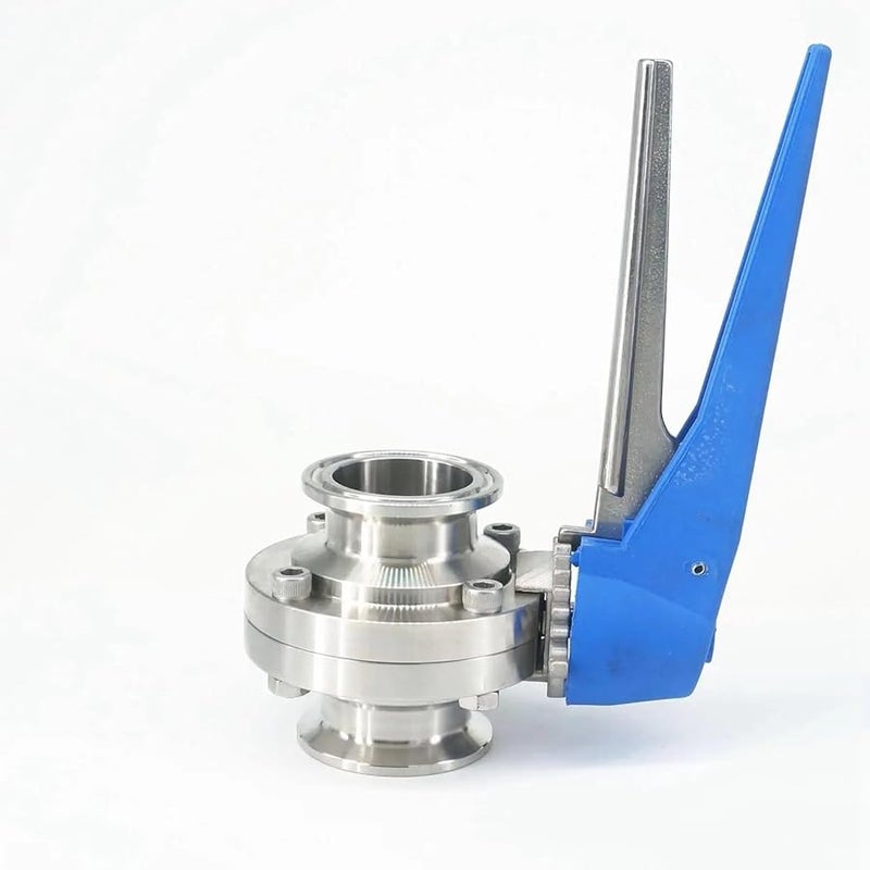 1 5 Inch 38mm Stainless Steel 304 Tri Clamp Butterfly Valve With Squeeze Trigger - Image 2