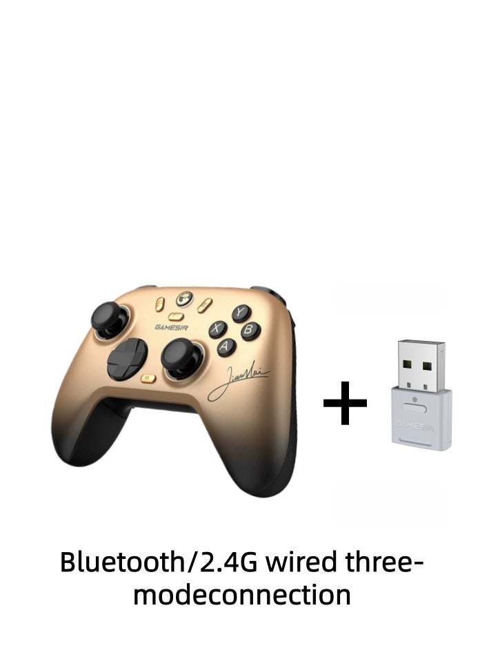 2.4g Wireless Controller for Windows PC, iPhone, Android, Switch & Steam Deck, Bluetooth Controller Gamepad with Hall Effect Trigger,Turbo,Rumble Vibration