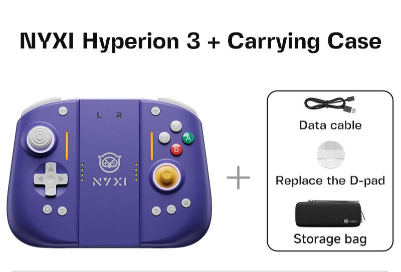Nyxi Hyperion 3 Wireless Modular Gamepad for Nintendo Switch 2, Light Purple - Image 3