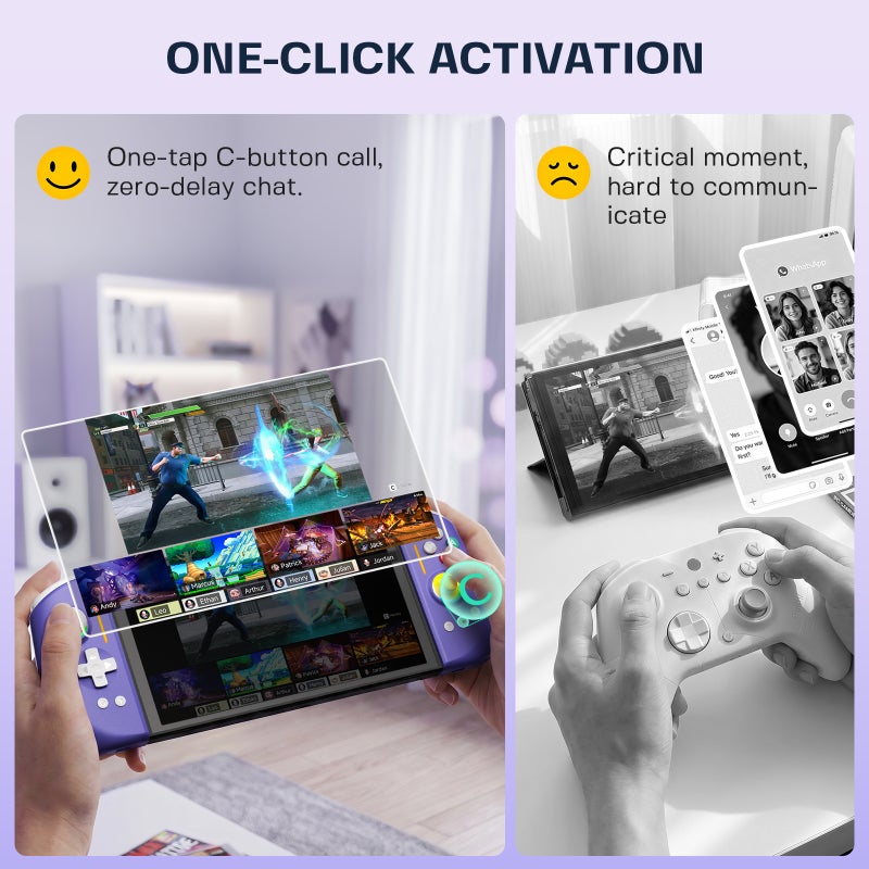 Nyxi Hyperion 3 Wireless Modular Gamepad for Nintendo Switch 2, Light Purple - Image 5