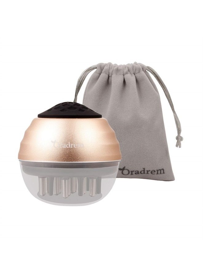 Oradrem Scalp Applicator Comb for Hair Scalp Treatment, Scalp Treatment Applicator Brush Thinning Hair and Hair loss Apply to Various Brands Hair Groth Serum Oil (Gold)  - Image 1