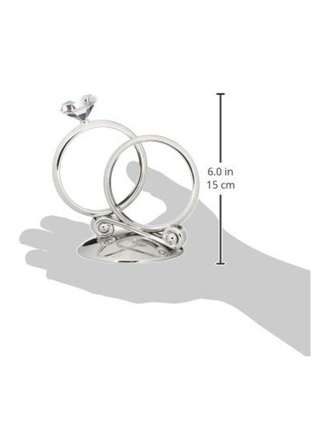 Amscan Wedding Rings Designed Cake Topper - Image 2