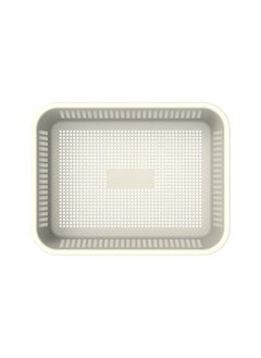 Cosmoplast Medium Fruit Tray Storage Basket Plastic Off White 36x27x10 cm  - Image 4