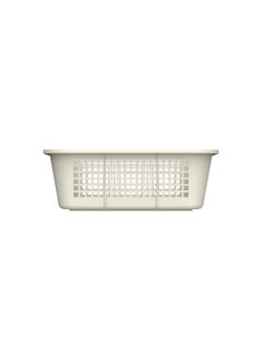 Cosmoplast Medium Fruit Tray Storage Basket Plastic Off White 36x27x10 cm  - Image 3