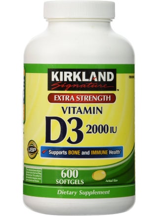 Extra Strength Vitamin D-3 2000 Iu 600 Soft Gels - pzsku/Z4E856107145021024638Z/45/_/1726571965/bb1ac528-e6ea-4a75-bbf4-65bebdf38826