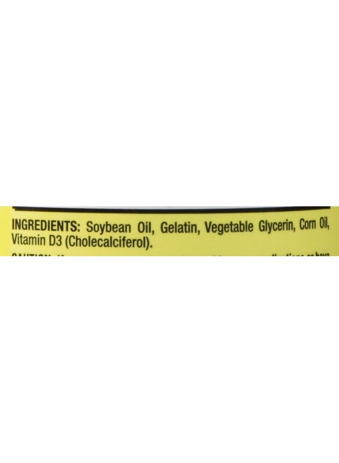 Extra Strength Vitamin D-3 2000 Iu 600 Soft Gels