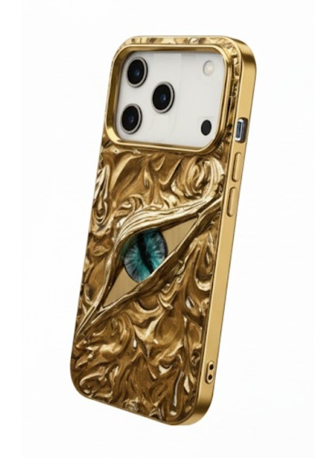 Mystic Eye Armor Cover for iPhone 17 Pro - Gold - Image 1