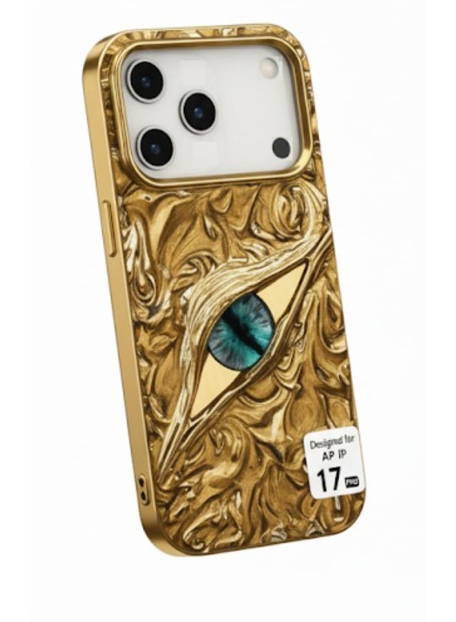 Mystic Eye Armor Cover for iPhone 17 Pro - Gold - Image 4