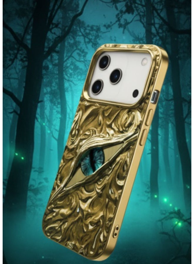 Mystic Eye Armor Cover for iPhone 17 Pro - Gold - Image 2