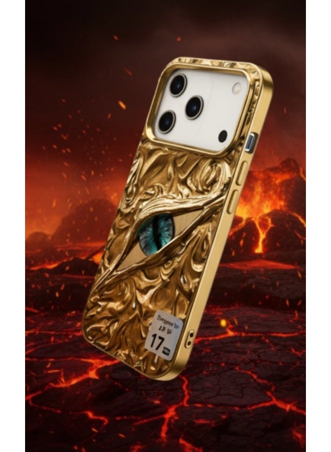 Mystic Eye Armor Cover for iPhone 17 Pro - Gold - Image 3