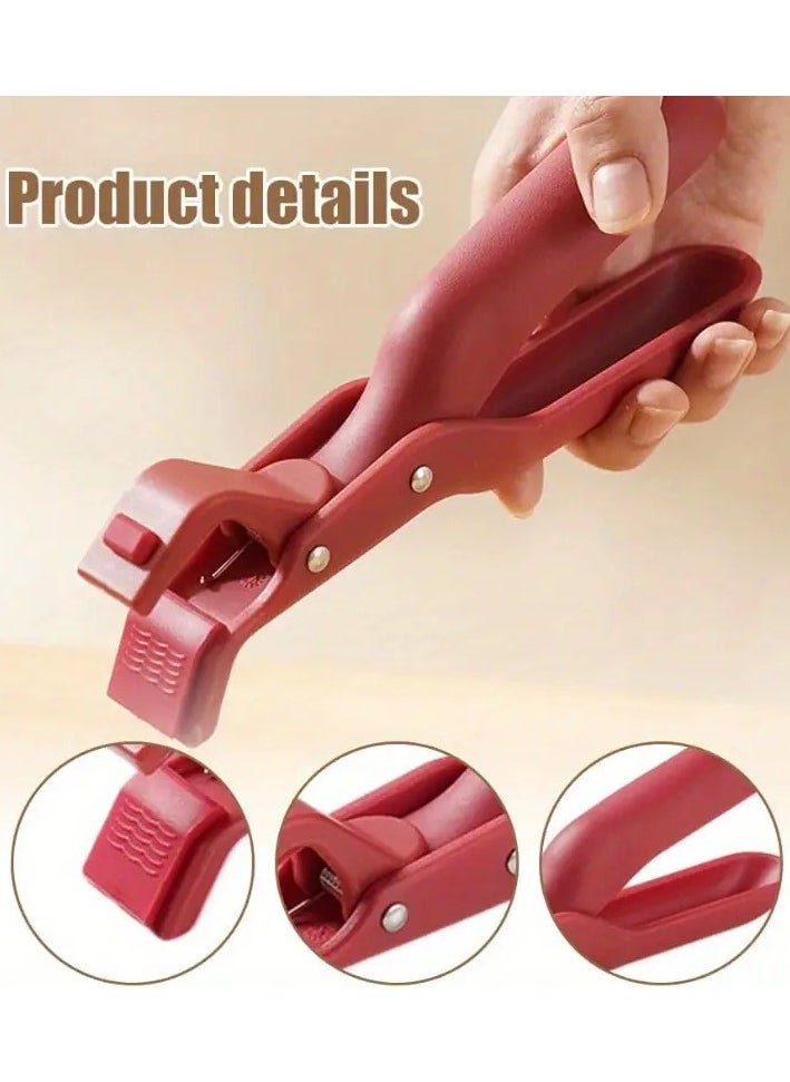 Goolsky Multi-Purpose Anti-Scald Bowl Gripper, Versatile Kitchen Pot, Dish & Cast Iron Pan Handler, Durable Plastic Hot Pad Tongs, with Non-Slip Grip, for Safe and Easy Cooking Accessory  - Image 4
