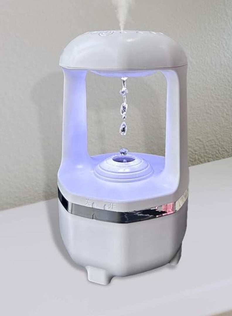 Panvil Anti Gravity Humidifier Air Humidifier Quiet Air Purifier 500ml Water Drop Cool Mist Humidifier Diffuser for Baby Room Bedroom Office Home - Image 2