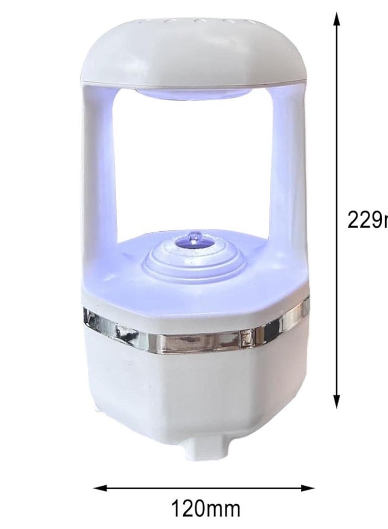 Panvil Anti Gravity Humidifier Air Humidifier Quiet Air Purifier 500ml Water Drop Cool Mist Humidifier Diffuser for Baby Room Bedroom Office Home - Image 3