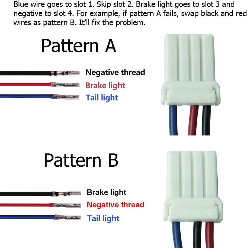 NTHREEAUTO Red LED Rear Tail Lights Motorcycle Taillights Brake Running Compatible with Harley Touring Dyna Road King Electra Glide Street Bob - Image 3