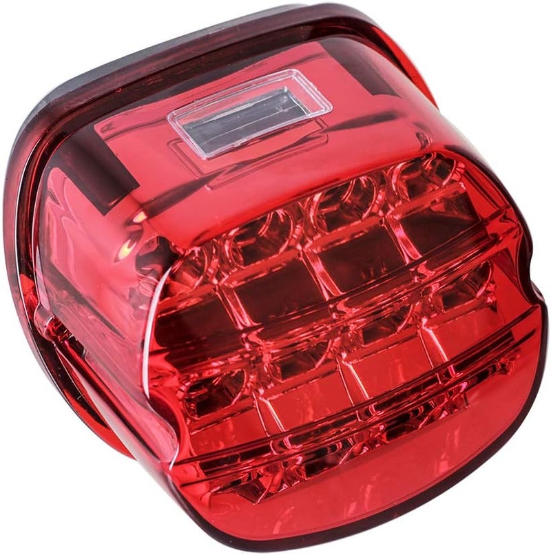 NTHREEAUTO Red LED Rear Tail Lights Motorcycle Taillights Brake Running Compatible with Harley Touring Dyna Road King Electra Glide Street Bob - Image 1