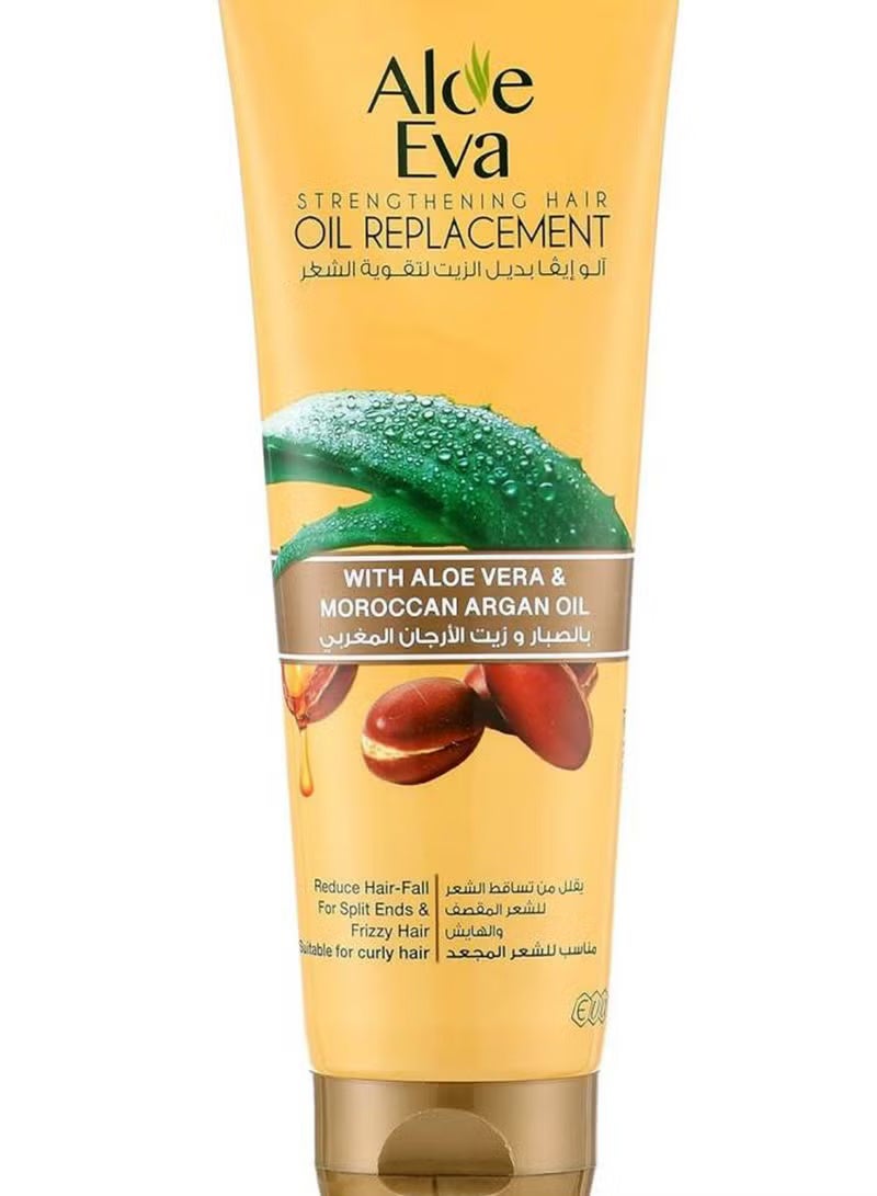 ألو إيفا آلو إيفا بديل الزيت لتقوية الشعر بالصبار وزيت الأرجان 250 مل