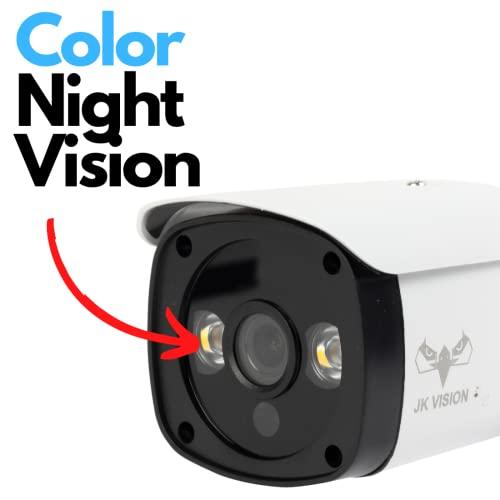 JK Vision IP Camera 4mp Outdoor, Colorful Night Vision, Built in Mic, 30M Range, 1 Year Warranty - Image 5
