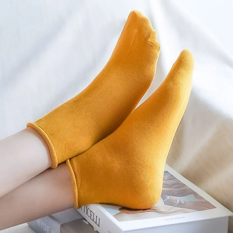 بي جي كي Single Elastic Women's Socks Cotton