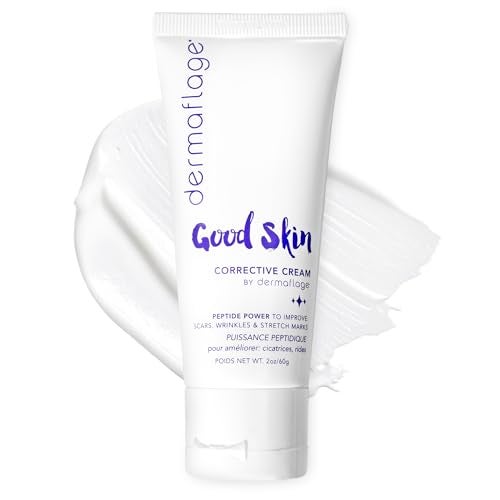 Dermaflage Acne Scar Removal Cream With Peptide Power, Fade Acne, Surgical Scars, Stretch Marks And Wrinkles With Good Skin, 2 oz. - Image 1
