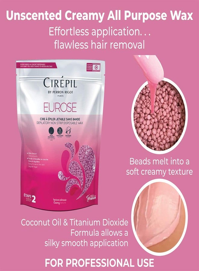 Cirepil - Eurose - 800g / 28.22 oz Wax Beads Bag - All-Purpose & Unscented - Ultra Smooth & Creamy Texture - Perfect for Short Hairs - Image 4