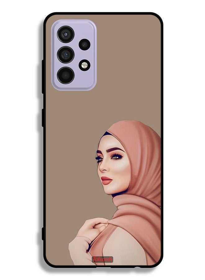 Tolwak Samsung Galaxy A52 5G Protective Case Cover Beautiful Hijab Girl - Image 1