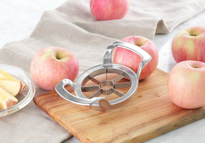 New Star Foodservice Heavy Duty Commercial Apple Corer and Divider, Silver, Powder Coating - Image 2