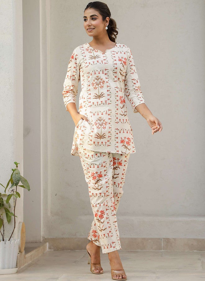 Label Flavia طقم أبيض للنساء - Image 1