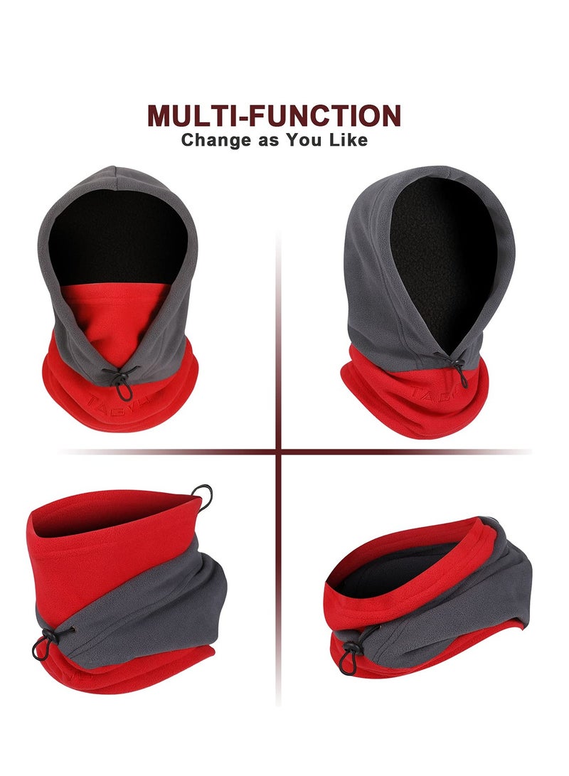 Excefore Windproof Ski Mask, Warm＆Breathable Face Cover Heavyweight Neck Warmer, Thermal Heavyweight Head Hood for Men and Women, Balaclava Windproof Ski Mask for Cold Weather  - Image 4