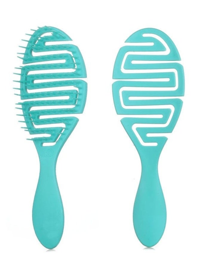 Flexible Vented Detangling Hair Brush for Wet and Dry Hair with Scalp Massaging Design, 1 Piece, Random Assorted Color - Image 1