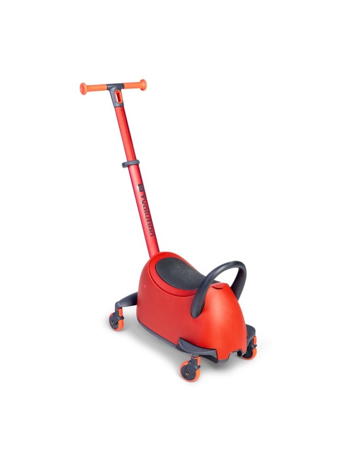 Yvolution Yvolution Y Glider Luna 5-in-1 Scooter (Red)  - Image 4