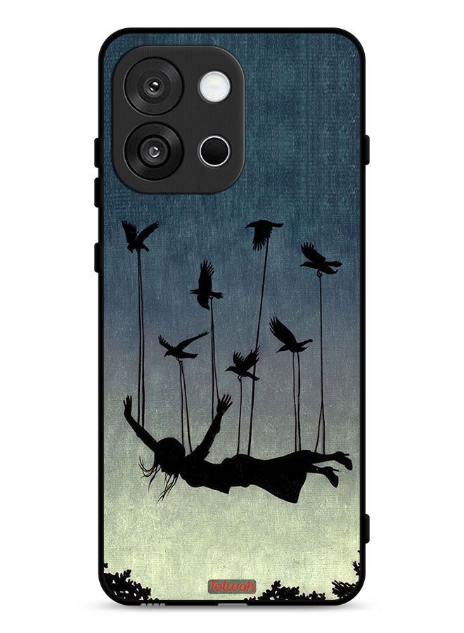 Tolwak OnePlus 13s Protective Case Cover Birds Holding Fallen Girl - Image 1
