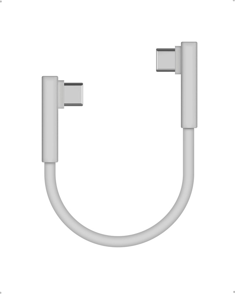 sharge USB C to USB C Cable, 10Gbps Data Transfer 240W Max, 90 Degree Type C Cable for Disk Plus, iPhone 17/16/16 Pro/16 Pro Max/15, MacBook Pro/Air, Galaxy S25/S24, Pixel 9, 7 Inches - Image 1