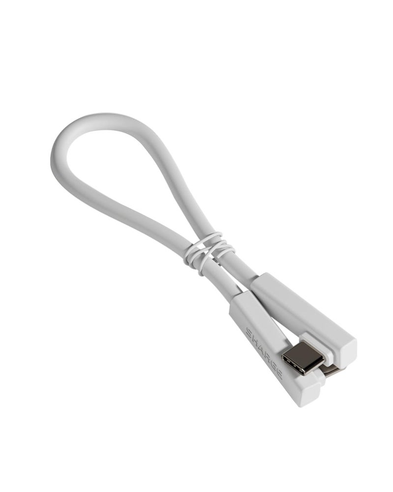 sharge USB C to USB C Cable, 10Gbps Data Transfer 240W Max, 90 Degree Type C Cable for Disk Plus, iPhone 17/16/16 Pro/16 Pro Max/15, MacBook Pro/Air, Galaxy S25/S24, Pixel 9, 7 Inches - Image 5