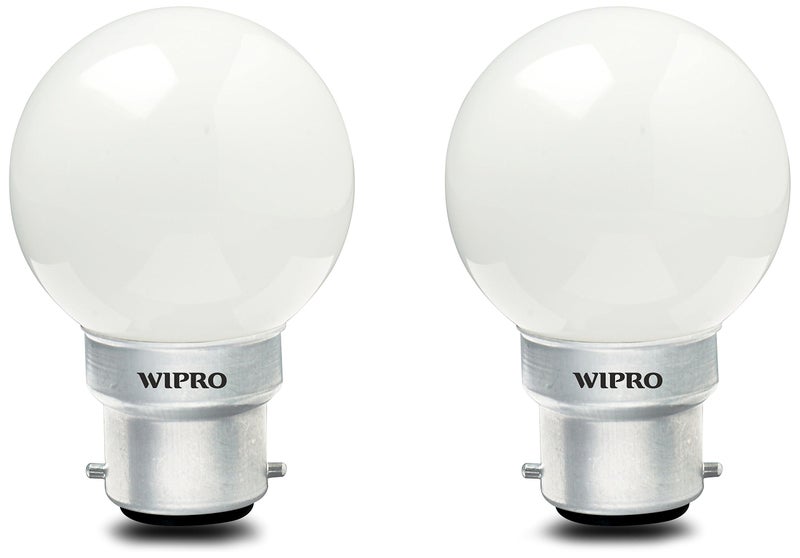 wipro 0.5W LED Cool Day Light Lamp, Pack of 2, (N10001) - Image 2