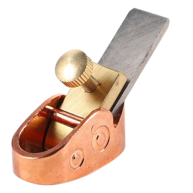 Brass Thumb Plane for Violin Cello Woodworking Blade Hand Planer - Image 2