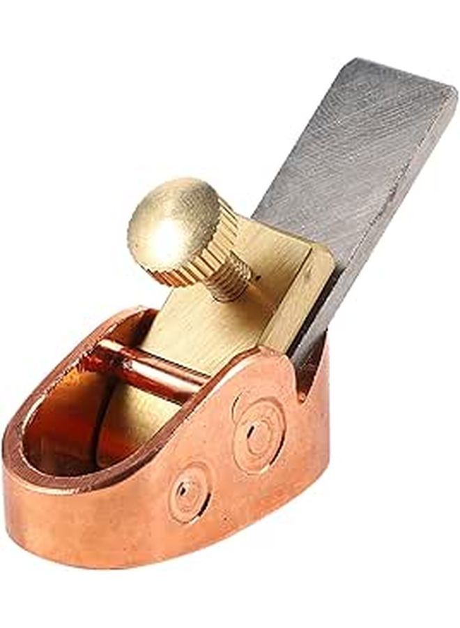 Brass Thumb Plane for Violin Cello Woodworking Blade Hand Planer - Image 1