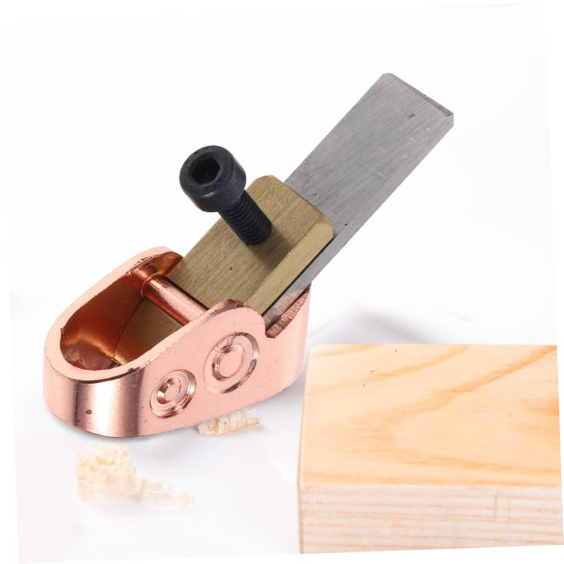 Brass Thumb Plane for Violin Cello Woodworking Blade Hand Planer - Image 4