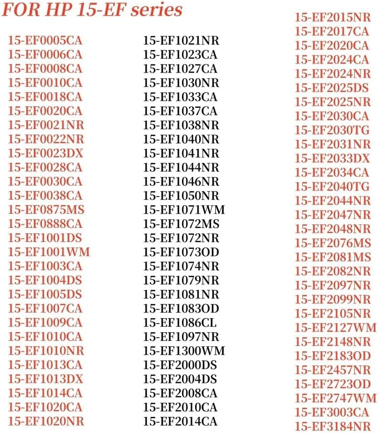 ULTRAZONE Laptop Bottom Cover Rubber Non-Slip Bumper Foot Feet Pad Feet Strips Replacement for HP 15-EF 15-DY 15T-DY 15S-FQ 15-FR for Laptop Bottom Case Non-Skid Silicone Bumper Rubber Foot Strip - Image 3