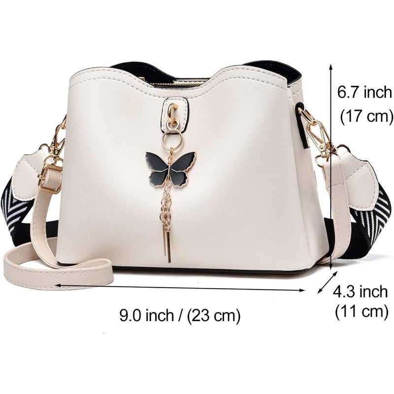 Small crossbody bags for women: lightweight polyester shoulder bags in black, ideal for daily use and travel, featuring compact design and adjustable strap - Image 4