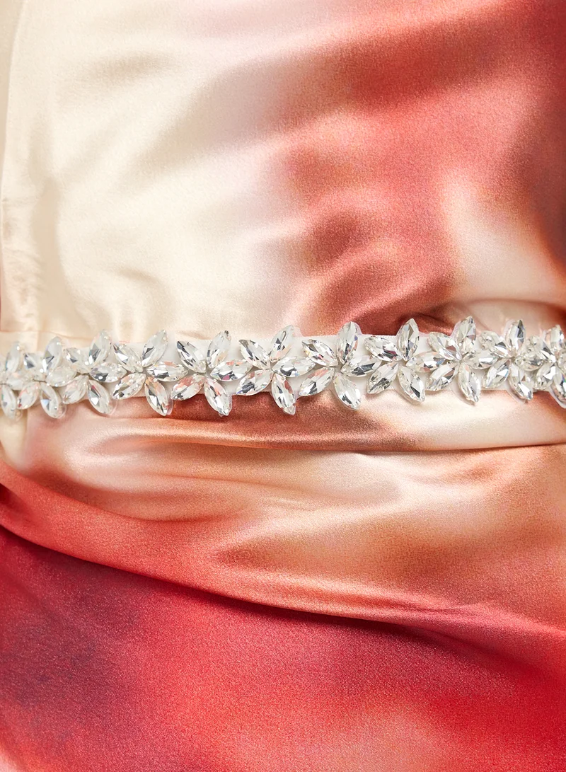 Ella Limited Edition Floral Metallic Belt
