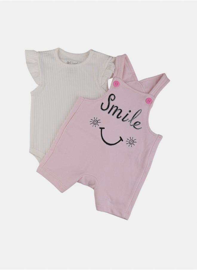 El Sayaad Baby Girl Summer Romper Set 