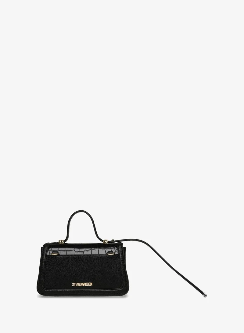 ستيف مادن Bquill-C Logo Detail Top Handle Bag