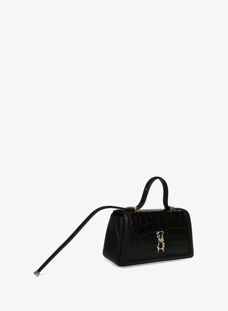ستيف مادن Bquill-C Logo Detail Top Handle Bag