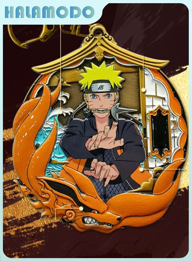 Halamodo Mysterious Box! 4-Piece Naruto Pastel Shades Metal Charms Blind Set - Includes Naruto Uzumaki, Kakashi and More - Which One Will You Unbox - Image 2