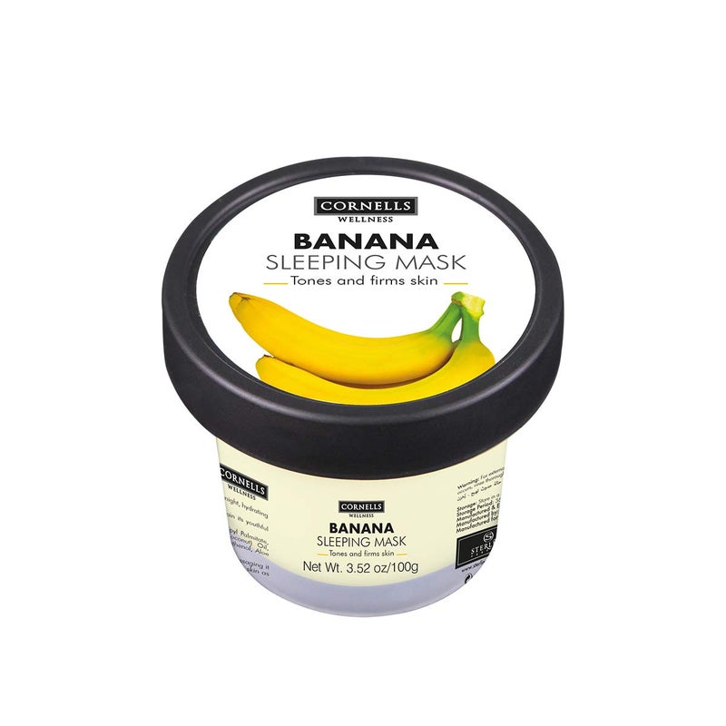 Cornells Wellness, Moisturize & Nourish, Banana Sleeping Mask 100G, For Unisex - Image 1