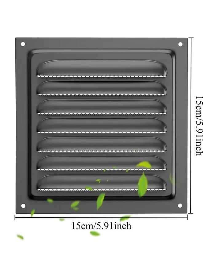2pcs Heavy Duty Metal Loft Vents Wall Grilles Adjustable Louvered Slats Net Ventilation - Image 3