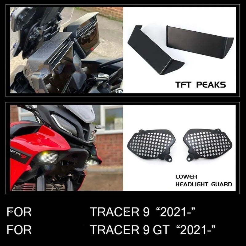 Wivplex ABS Plastic Lower Headlight Guards for Yamaha Tracer 9 GT - Image 3