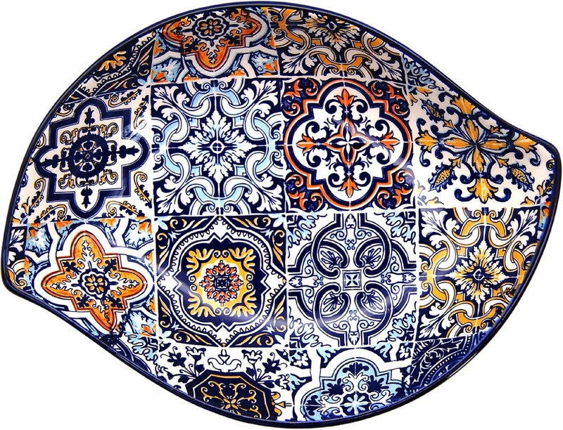 Portuguese Pottery Alcobaa Ceramic Side Dish Serving Bowl  Set of 2 - Image 4